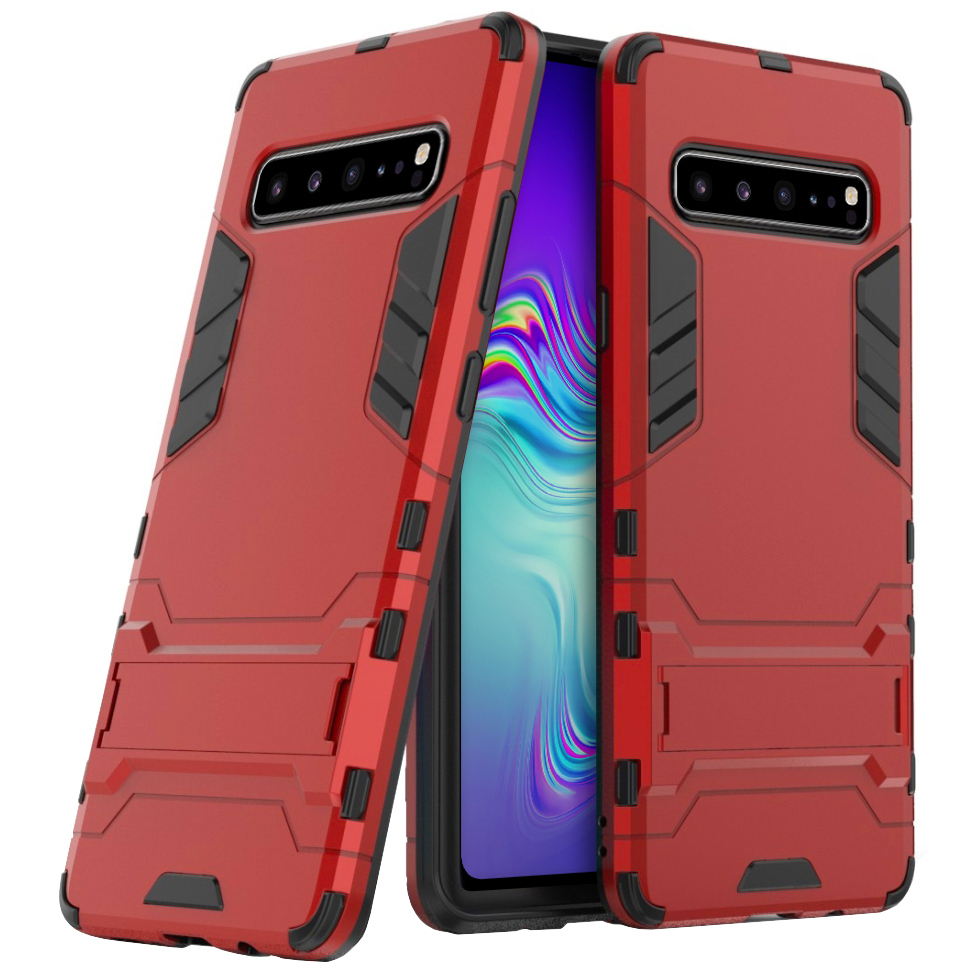 Slim Armour Tough Shockproof Case - Samsung Galaxy S10 5G (Red)